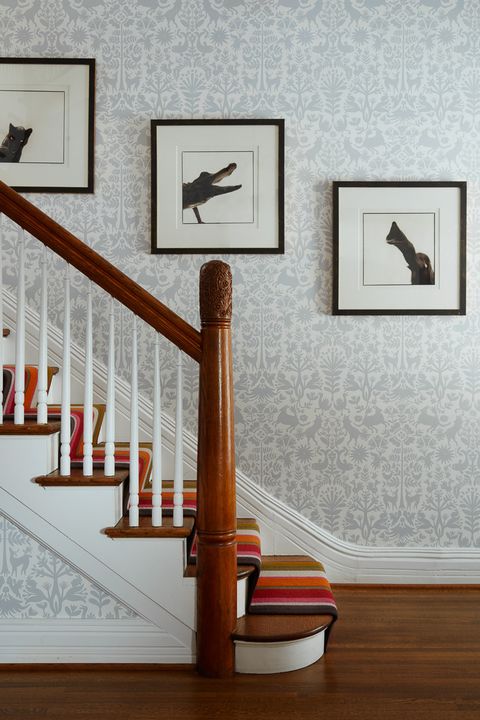 Wallpapering a Stairwell  Tips You Need to Know  The Homes I Have Made